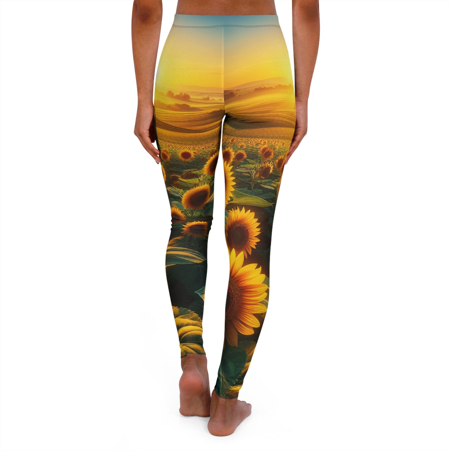 Amber Sunrise Serenade - Leggings