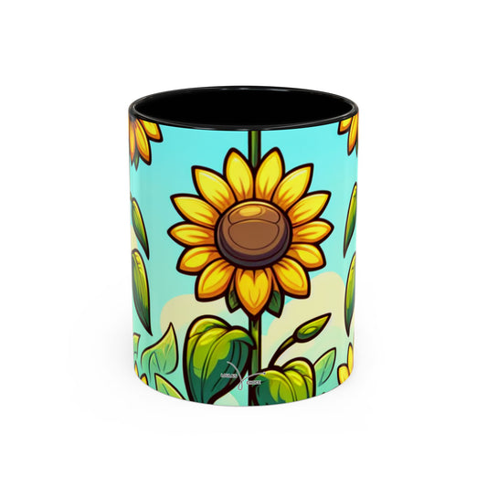 Sunshine Serenade Sunflower Array - Mugs