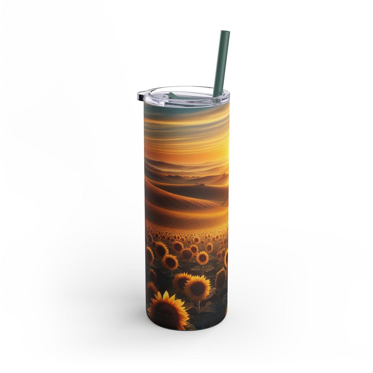 Amber Radiance Sunflower Fields - Tumblers