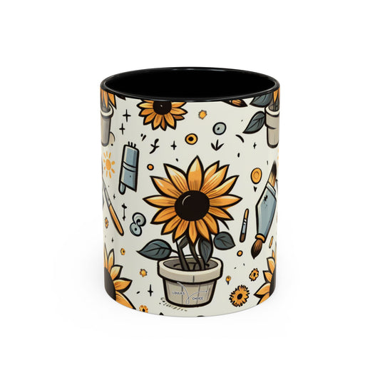 Sunflower Artistry Essence Pattern - Mugs