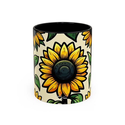 Sunlit Sunflower Delight - Mugs