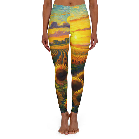 Amber Sundown Symphony - Leggings