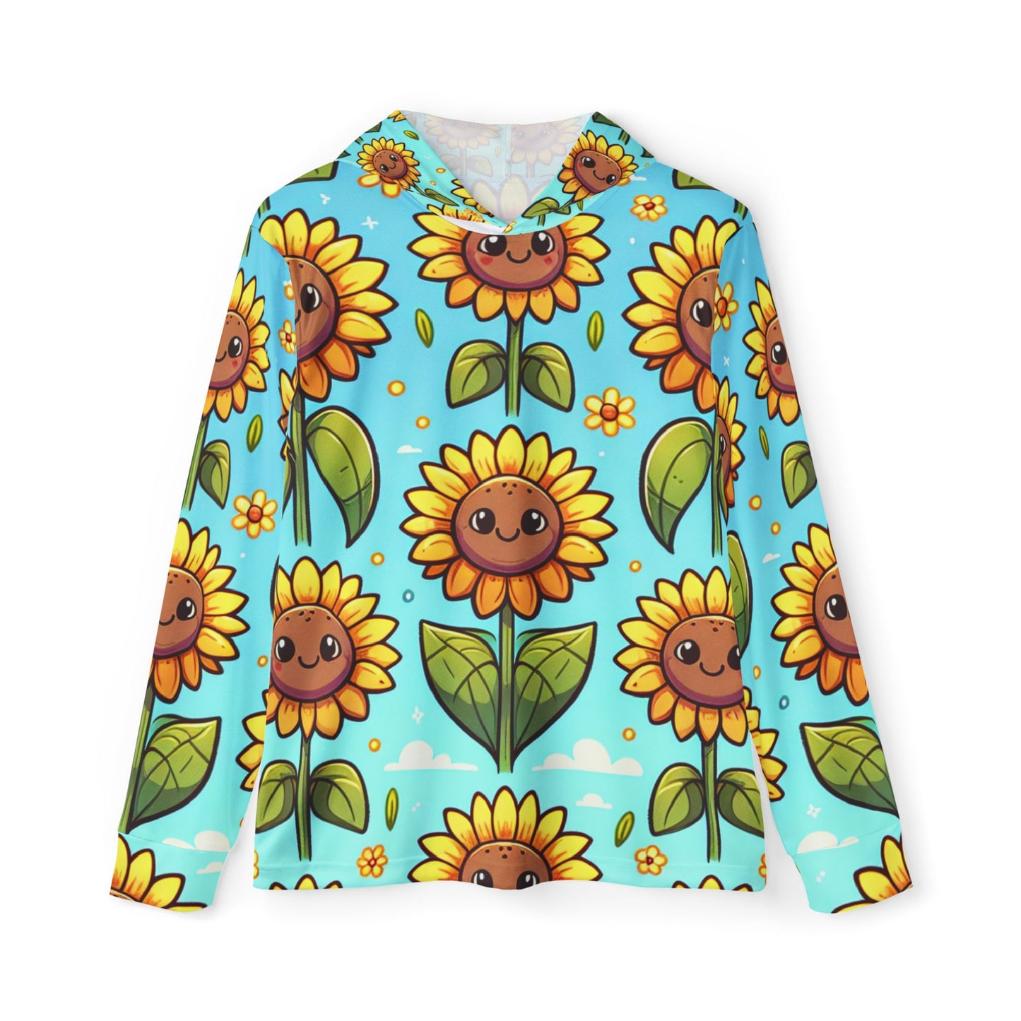 Cheerful Sunflower Smiles Pattern - Hoodie