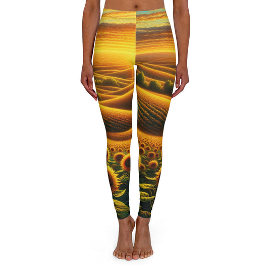 Amber Waves & Sunflower Blaze - Leggings