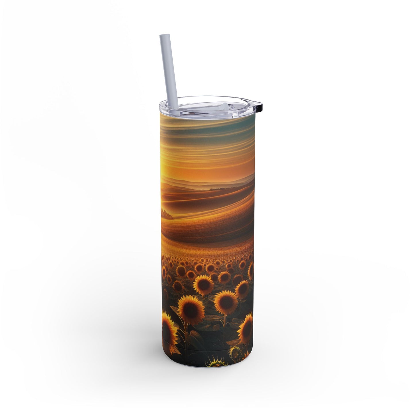 Amber Radiance Sunflower Fields - Tumblers