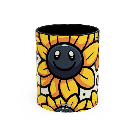 Sunshine Smiles Blossom Pattern - Mugs