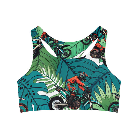 Tropical Trailblazer Motocross Majesty - Sports Bra