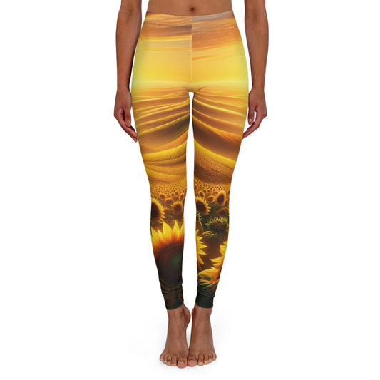 Amber Sunflower Harvest - Leggings