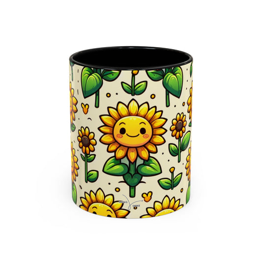 Sunny Smiles Blooms Pattern - Mugs