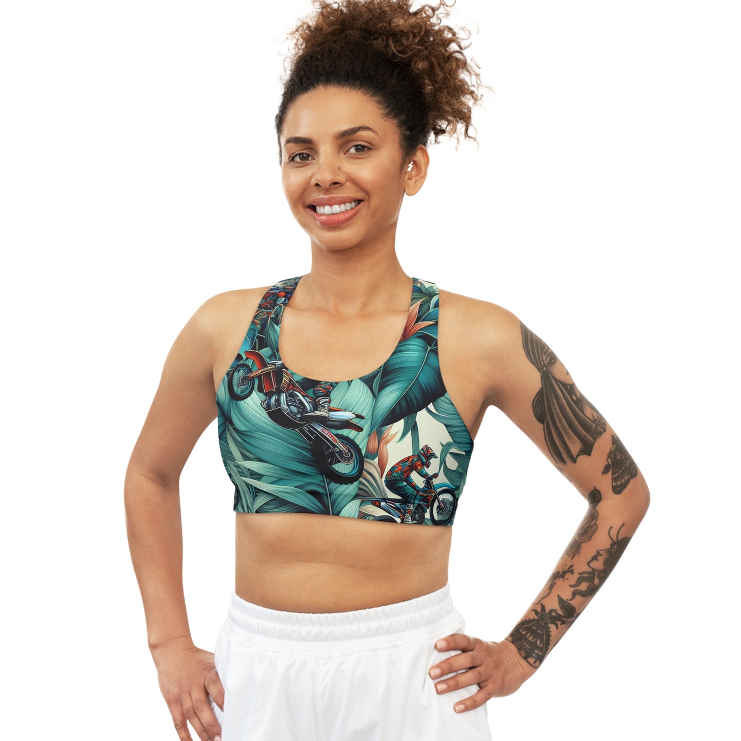 Tropical Moto Adventure_BLEND - Sports Bra