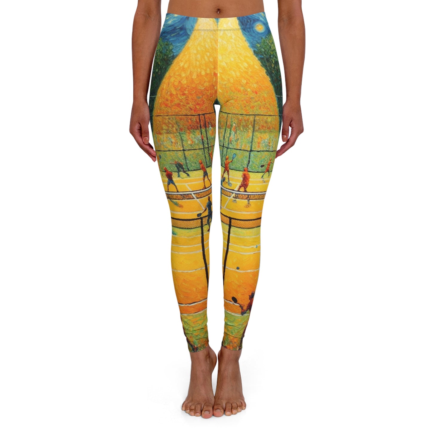 Starry Night Over the Tennis Courts - Leggings