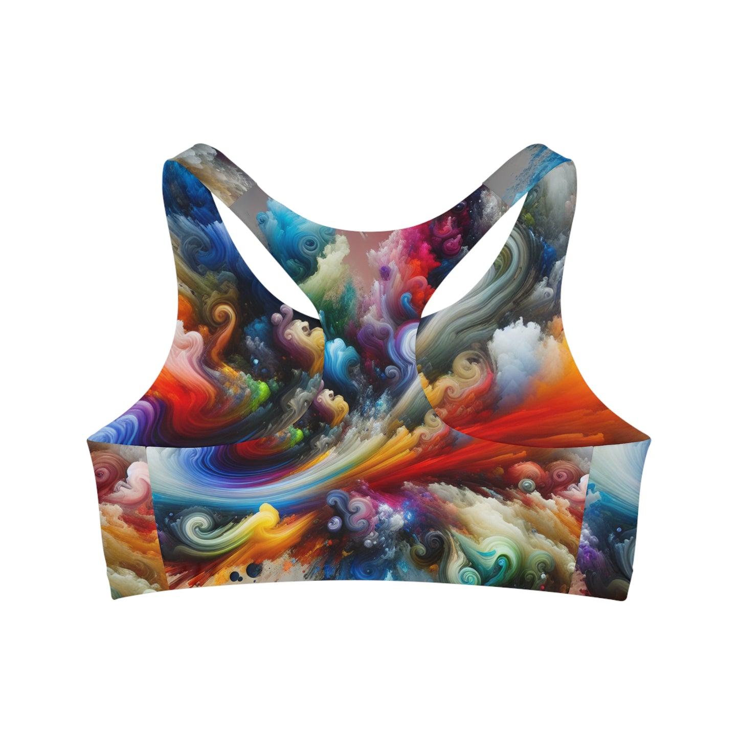Vibrant Whirlwind - Sports Bra