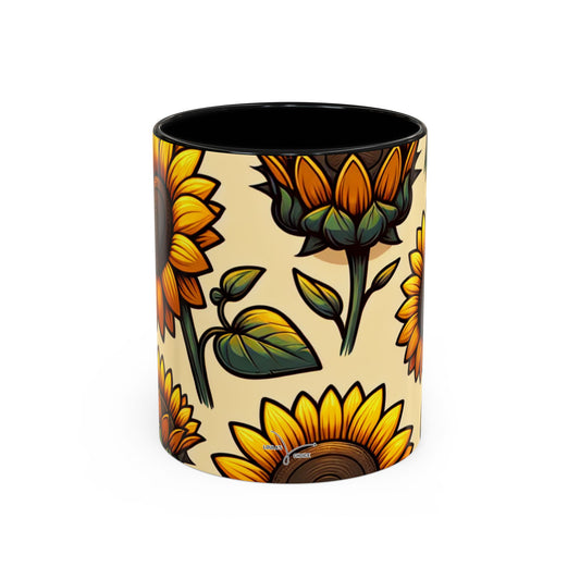 Golden Harvest Sunflower Elegance - Mugs