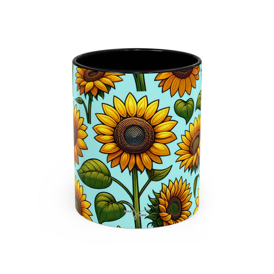 Sunny Meadow Sunflower Bloom - Mugs
