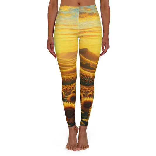 Golden Harvest Sunrise - Leggings
