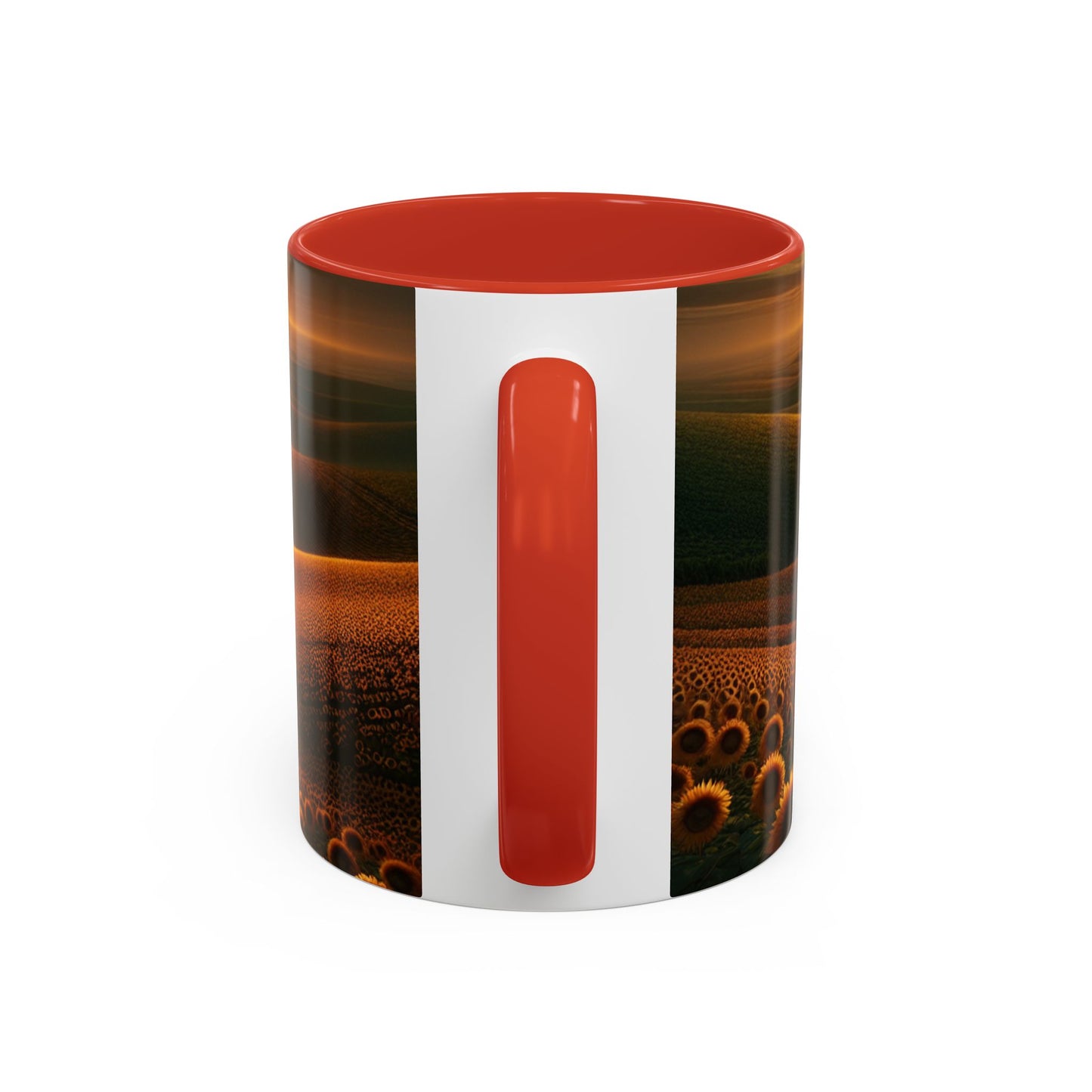 Amber Waves and Sunflower Blaze Sunrise - Mugs