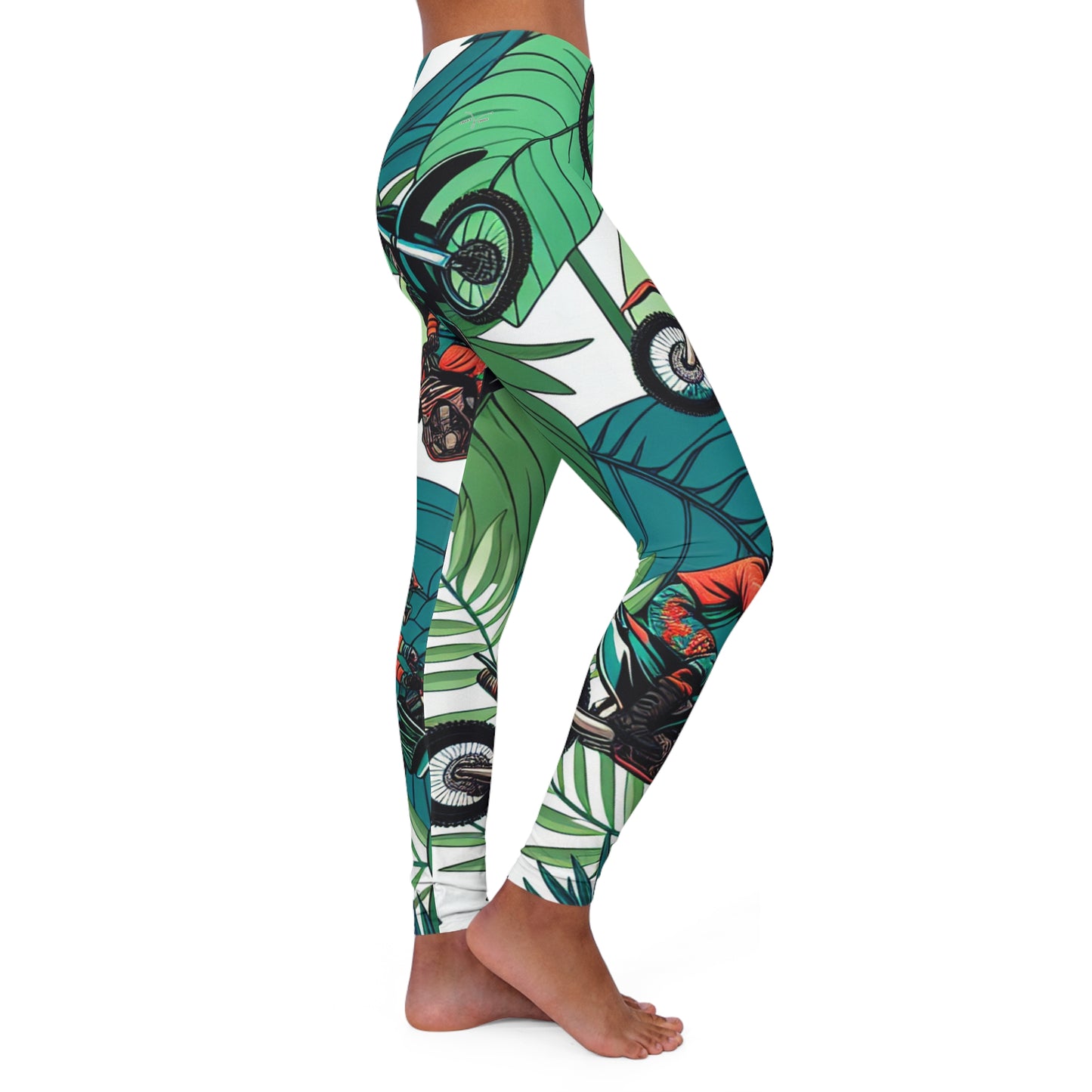 Tropical Trailblazer Motocross Majesty - Leggings