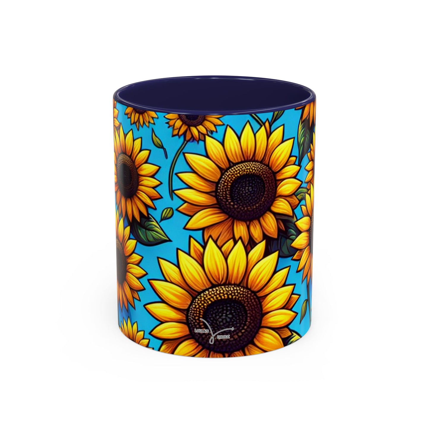 Azure Meadow Sunburst - Mugs