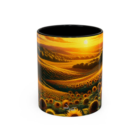 Sunflower Whirlwind Symphony - Mugs