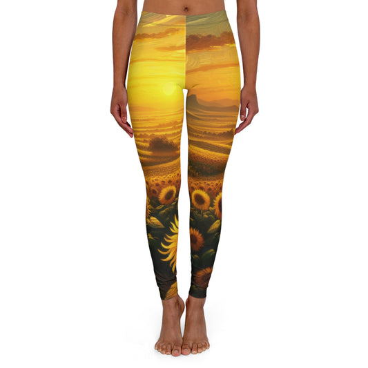 Golden Harvest Panorama - Leggings