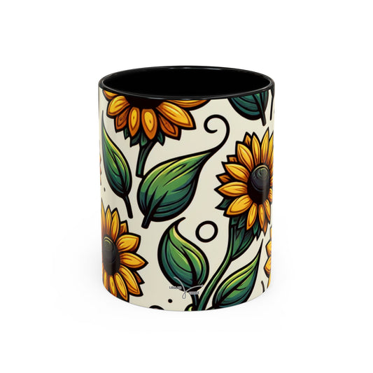 Sunshine Meadow Floral Tapestry - Mugs