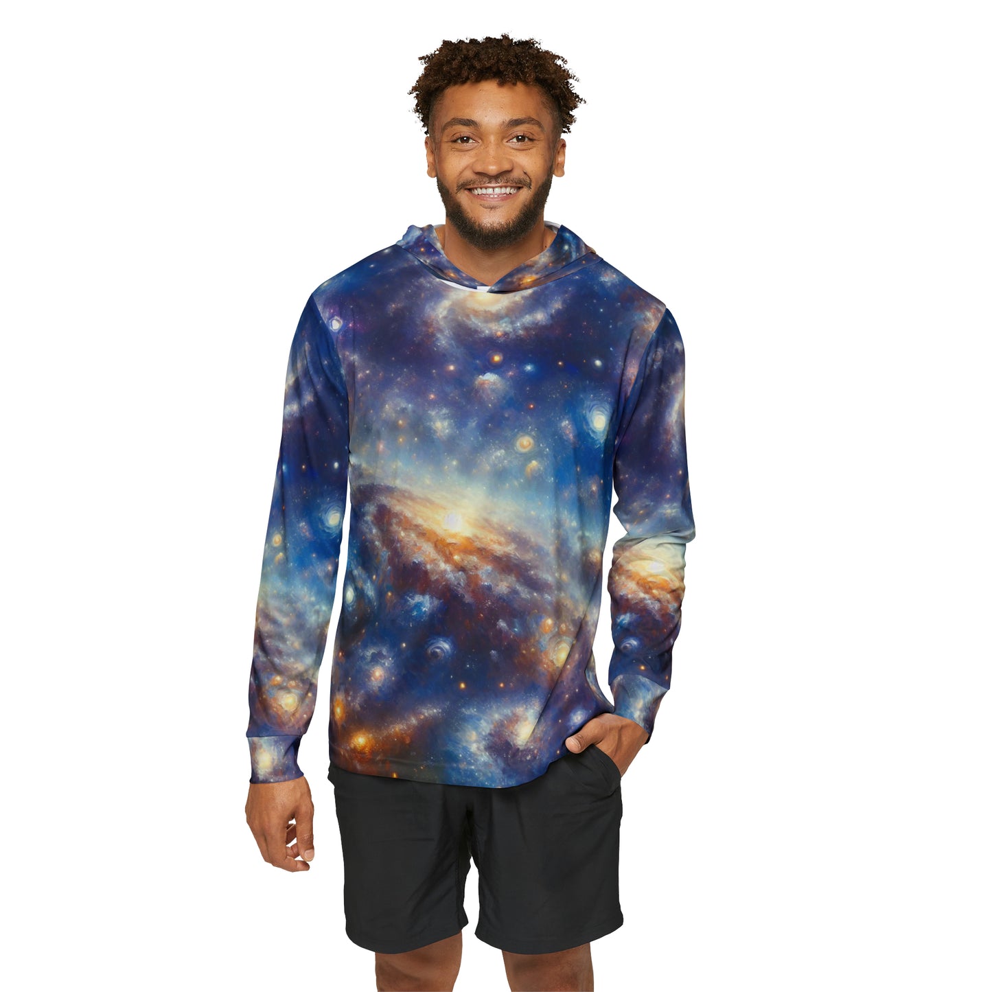 Cosmic Symphony Galaxy Print - Hoodie