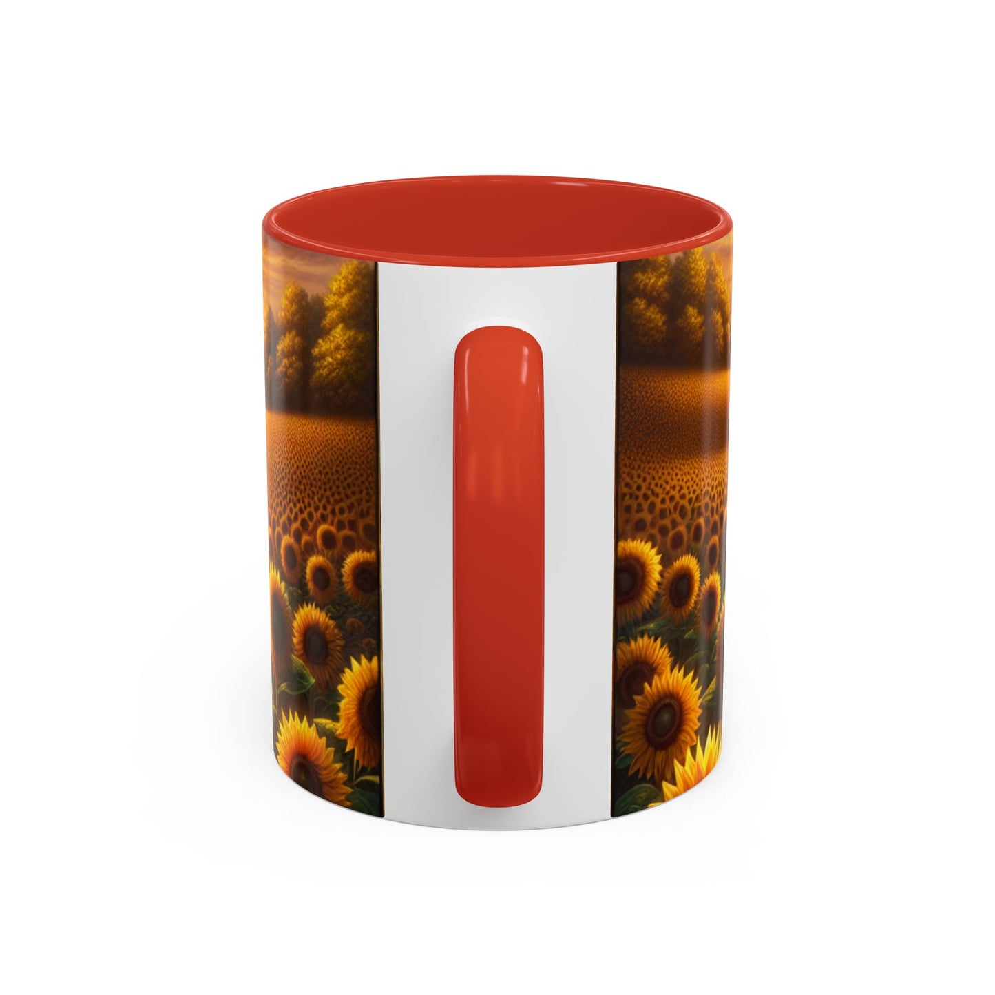 Sunset Serenade Sunflower Tapestry - Mugs
