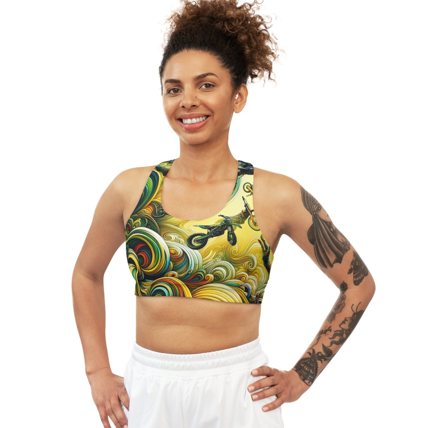 Moto Vortex Dynamics - Sports Bra