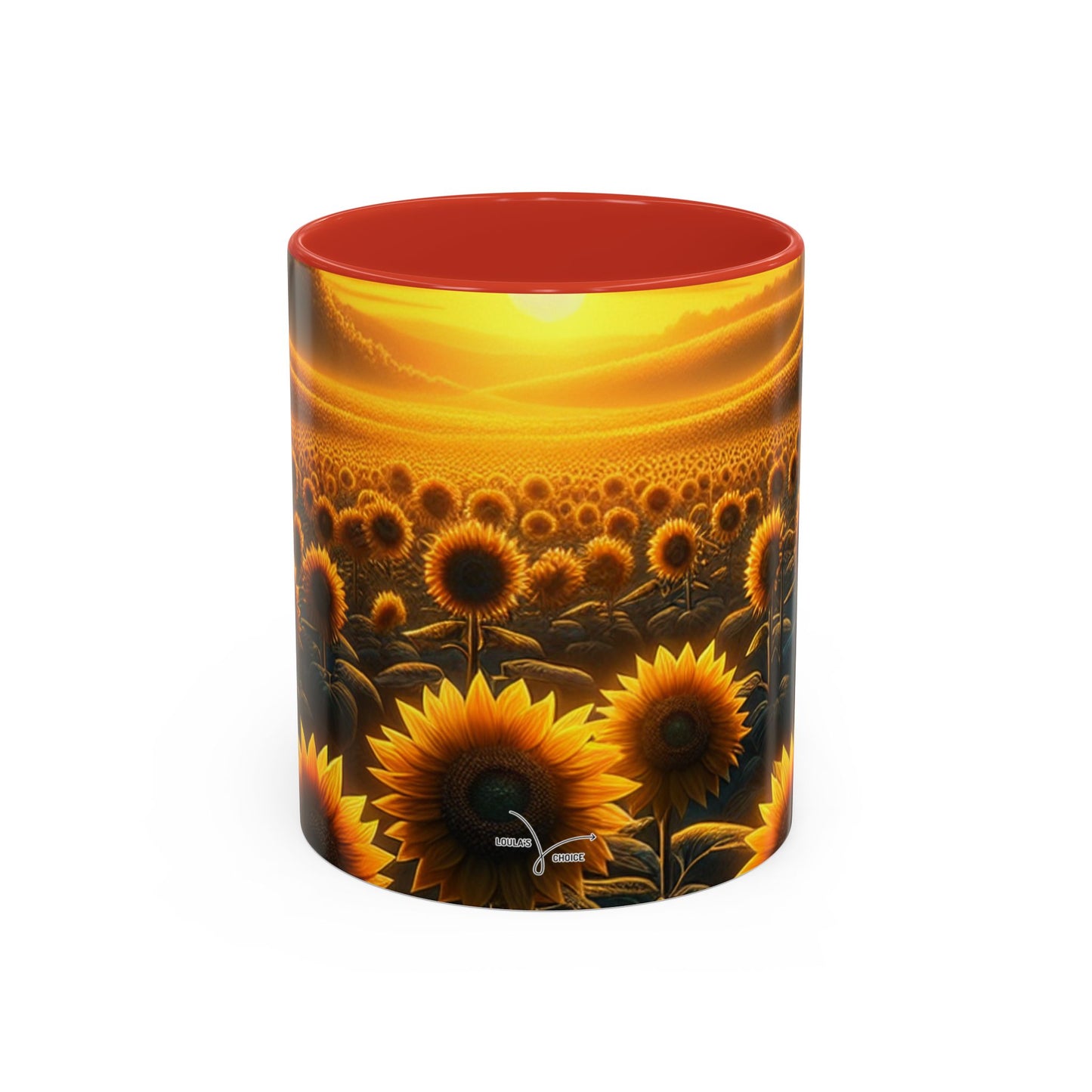 Golden Hour Sunflower Serenade - Mugs