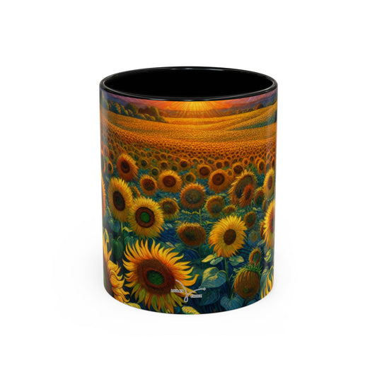 Sundrenched Helianthus Valley - Mugs