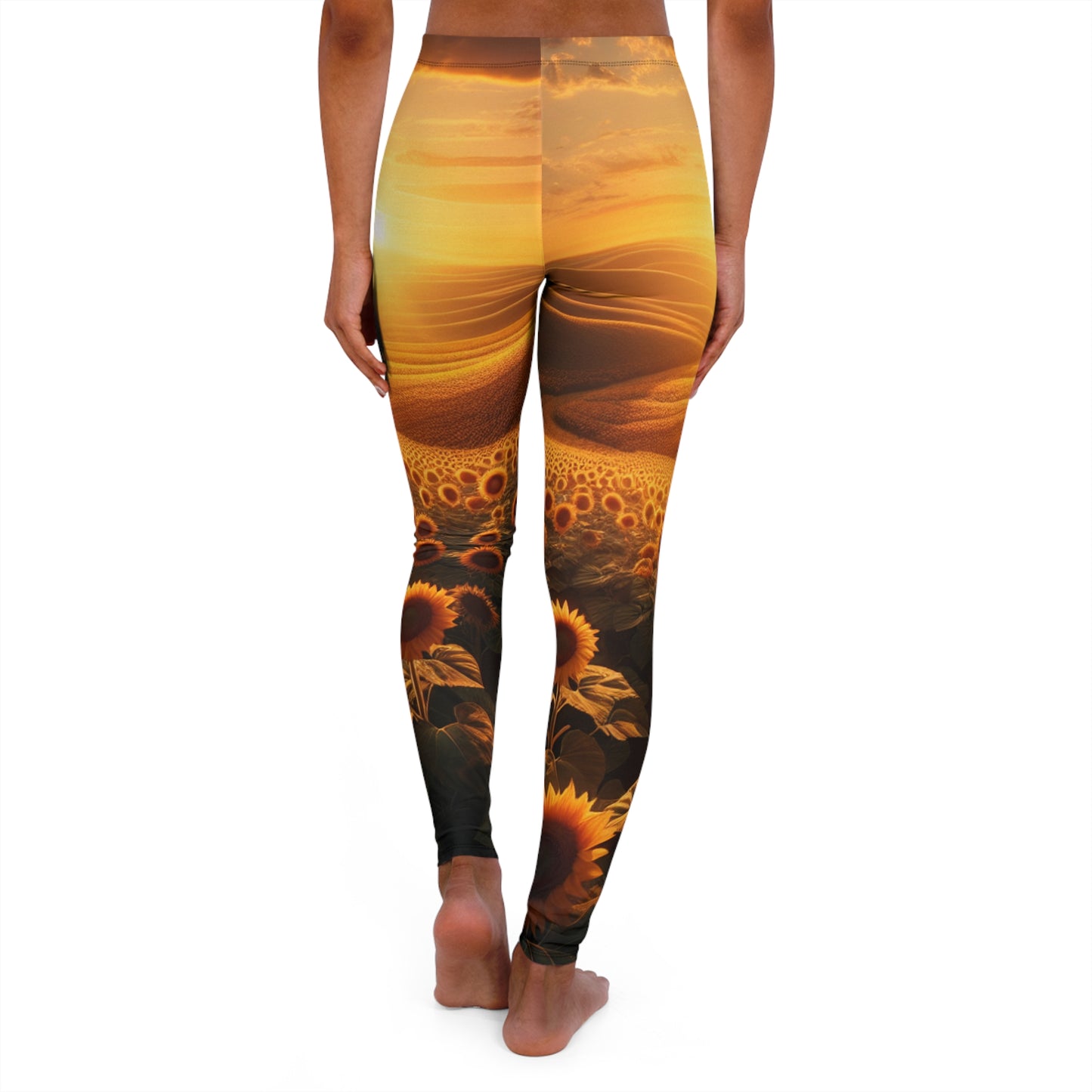 Amber Waves and Sunflower Bliss - Leggings