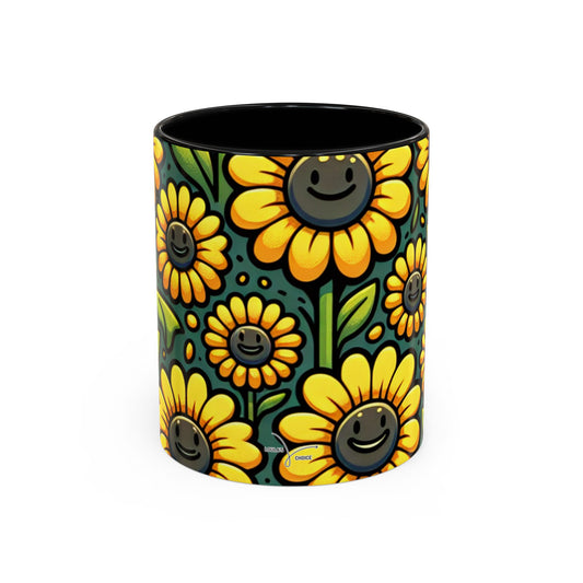 Sunny Smiles Botanical Bliss Pattern - Mugs
