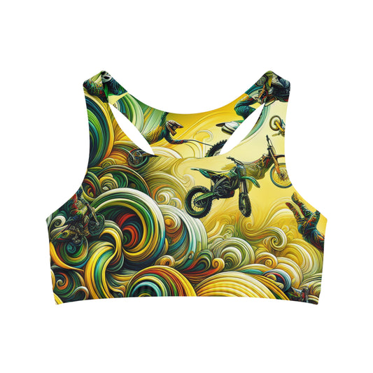 Moto Vortex Dynamics - Sports Bra