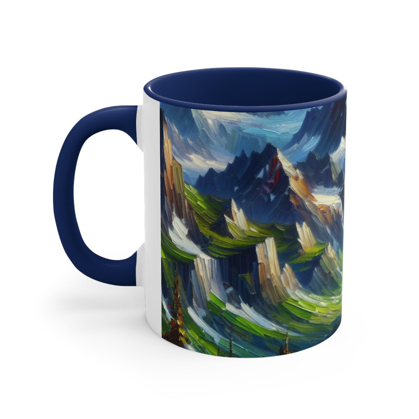 Alpine Majesty Brushwork - Mugs