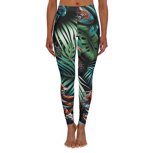Tropical Moto Rush - Leggings