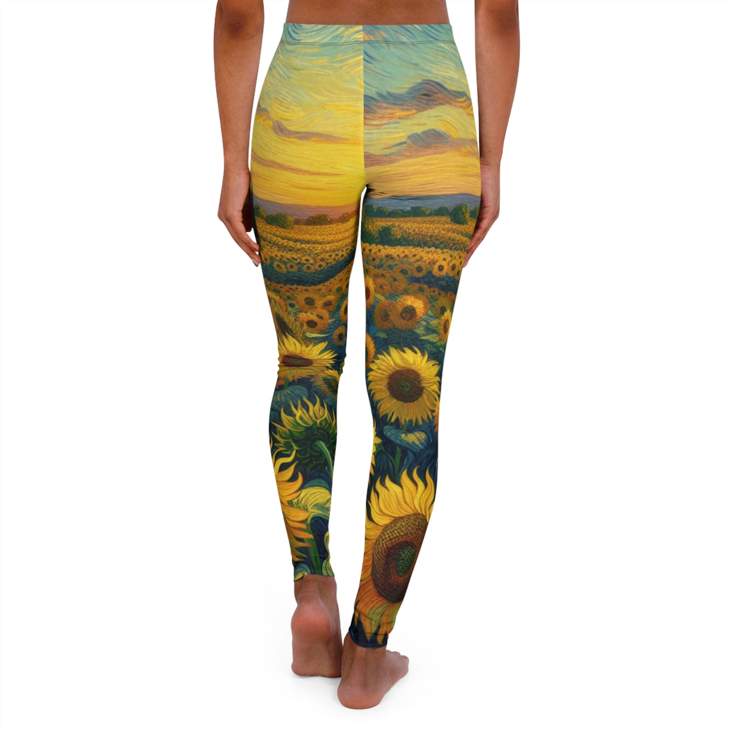 Golden Heliotrope Dreamscape - Leggings
