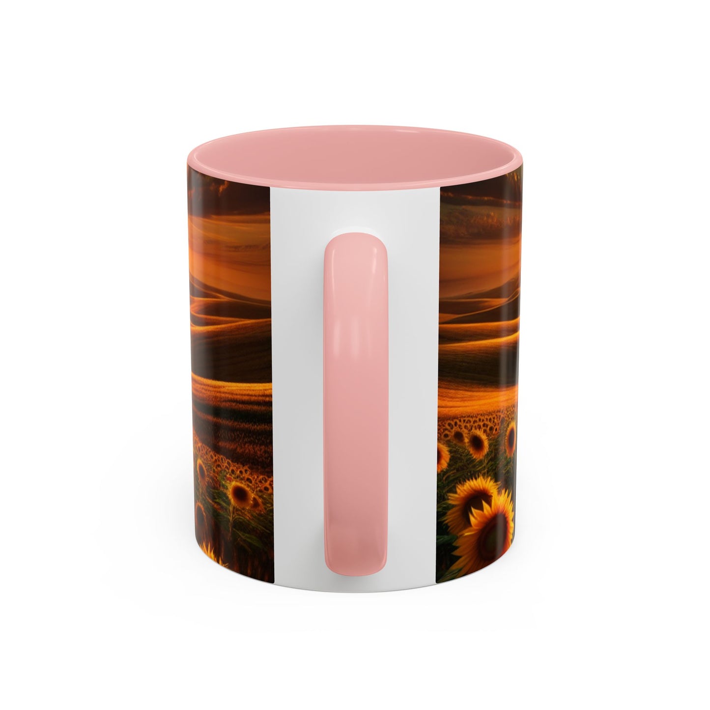 Sunset Serenade in Sunflower Valleys - Mugs