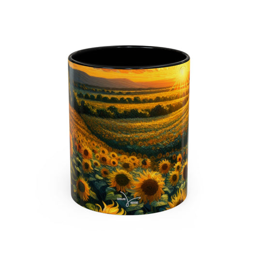 Sunflower Whirlwind Serenade - Mugs