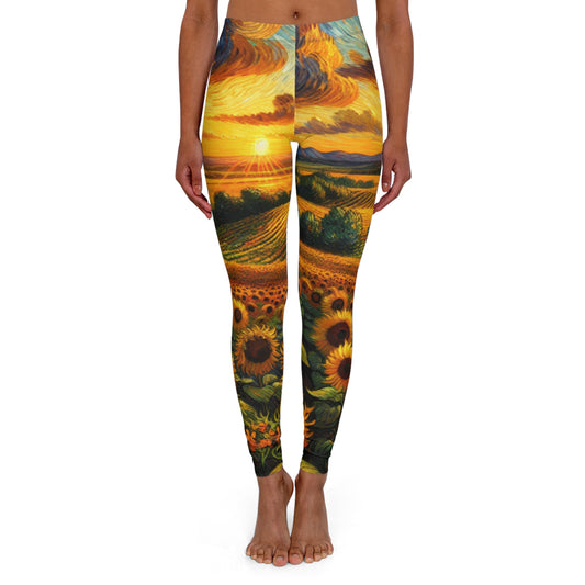 Golden Helioscape Harmony - Leggings