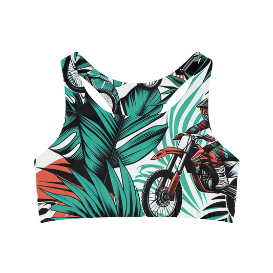 Tropical Moto Rush - Sports Bra