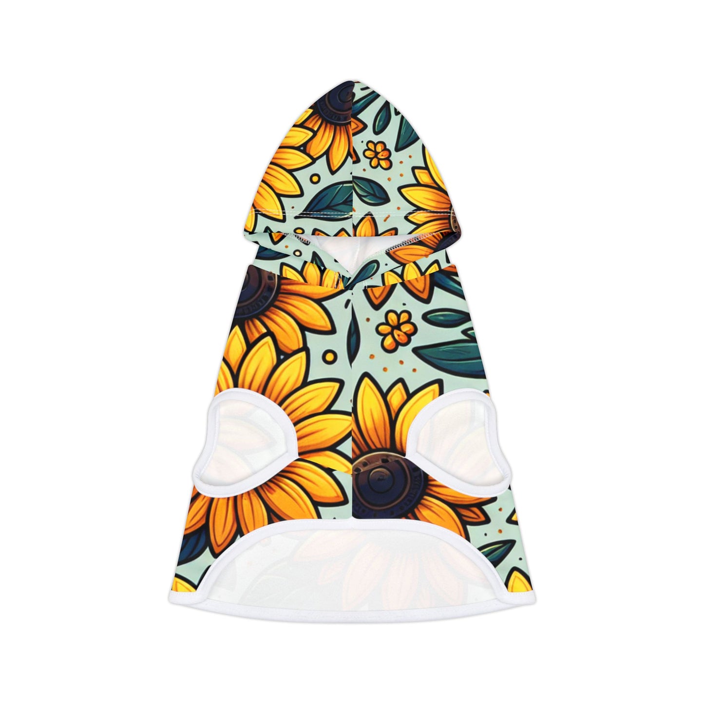 Sunshine Meadow Blooms Pattern - Pet Hoodie