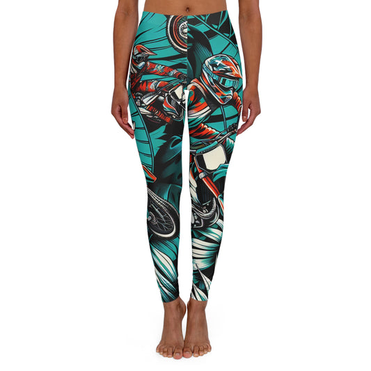 Tropical Moto Rush - Leggings
