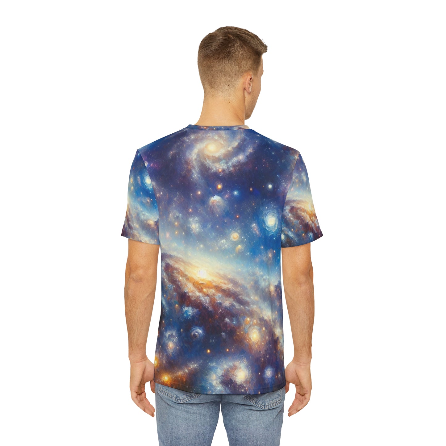 Cosmic Symphony Galaxy Print - Tee