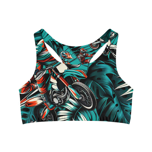 Tropical Moto Rush - Sports Bra