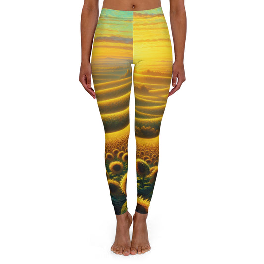 Golden Harvest Sunrise - Leggings