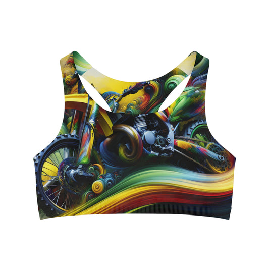 Vivid Velocity Vortex - Sports Bra