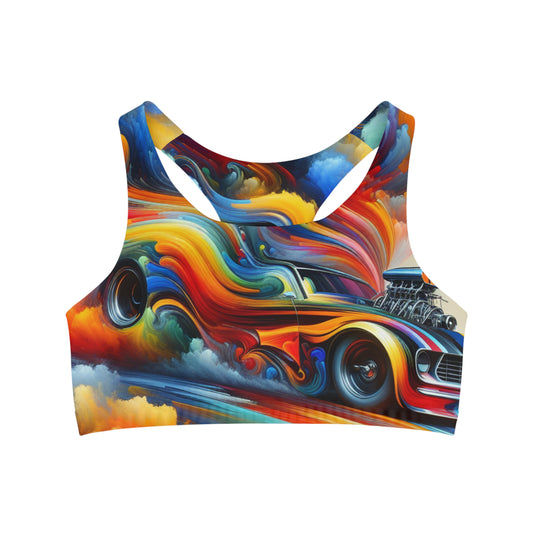Vibrant Velocity - Sports Bra