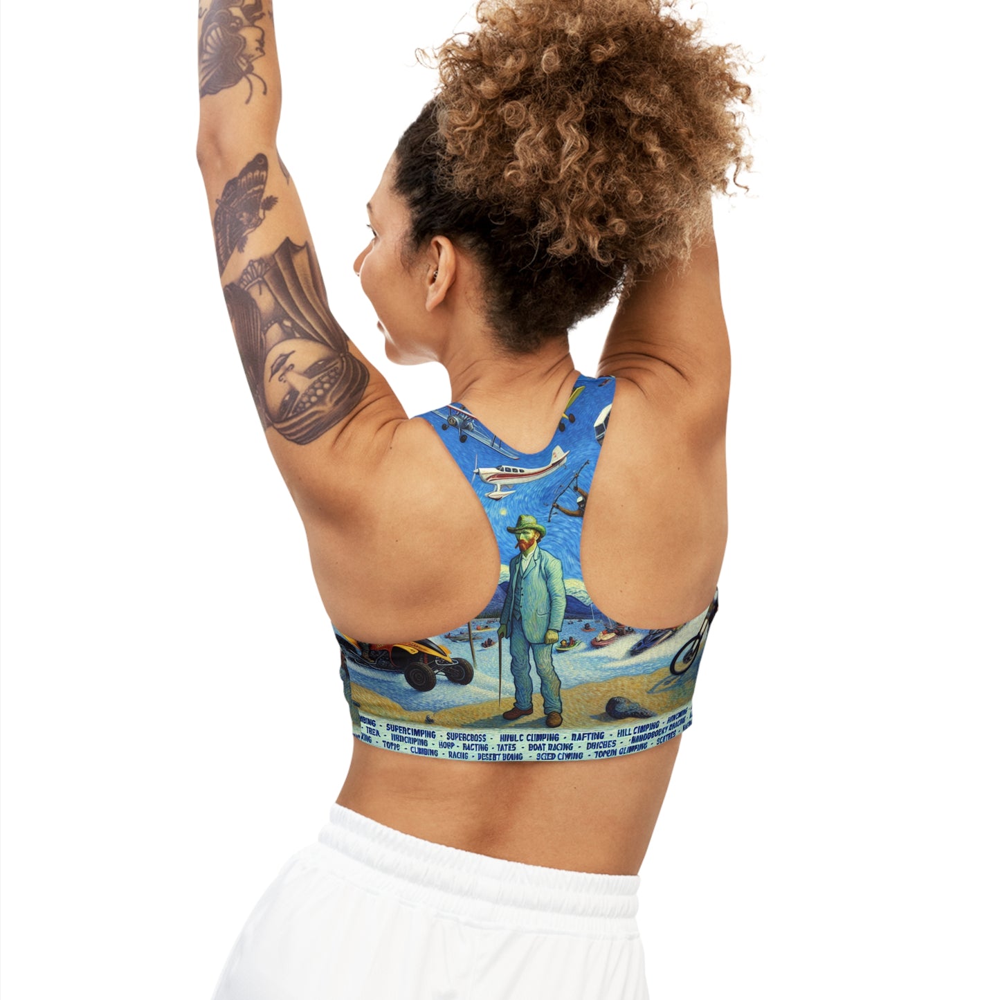 Adventure Escapade Tapestry - Sports Bra