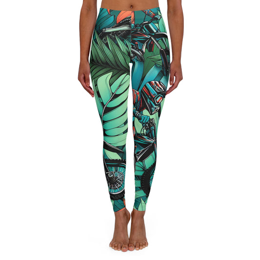 Tropical Moto Adventure Blitz Pattern - Leggings