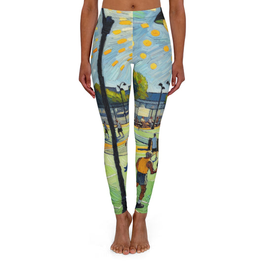 Sunlit Pickleball Whimsy - Leggings